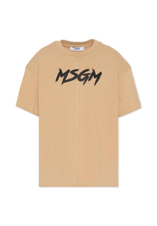 25FW [키즈] 엠에스지엠 티셔츠 F5MSJUTH050 MS030 BEIGE