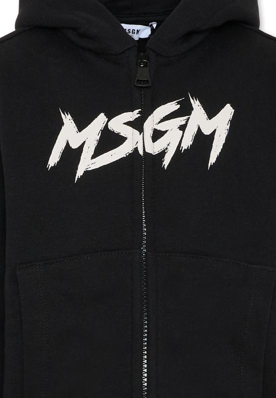 25FW [키즈] 엠에스지엠 니트/스웻셔츠 F5MSJUZH048 110 38 BLACK - MSGM