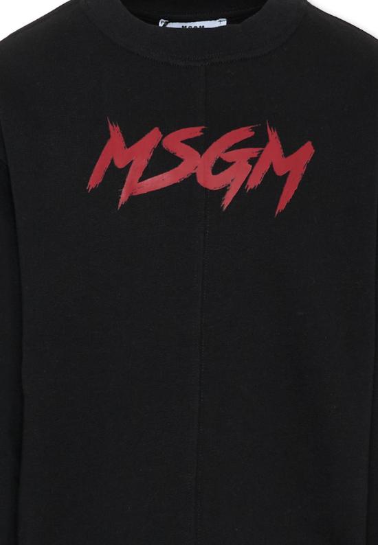 25FW [키즈] 엠에스지엠 니트/스웻셔츠 F5MSJUSW049 110 BLACK - MSGM
