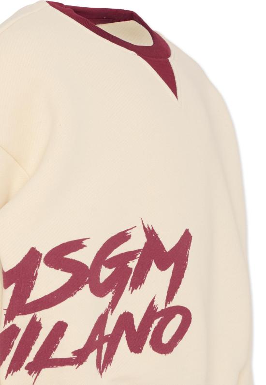 25FW [키즈] 엠에스지엠 니트/스웻셔츠 F5MSJGSW129 013 IVORY - MSGM