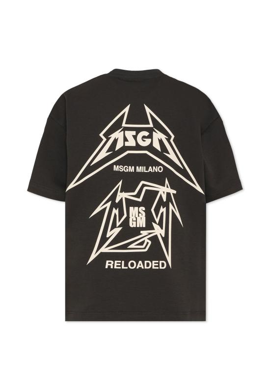 25FW [키즈] 엠에스지엠 티셔츠 F5MSJGTH267 MS040 BLACK