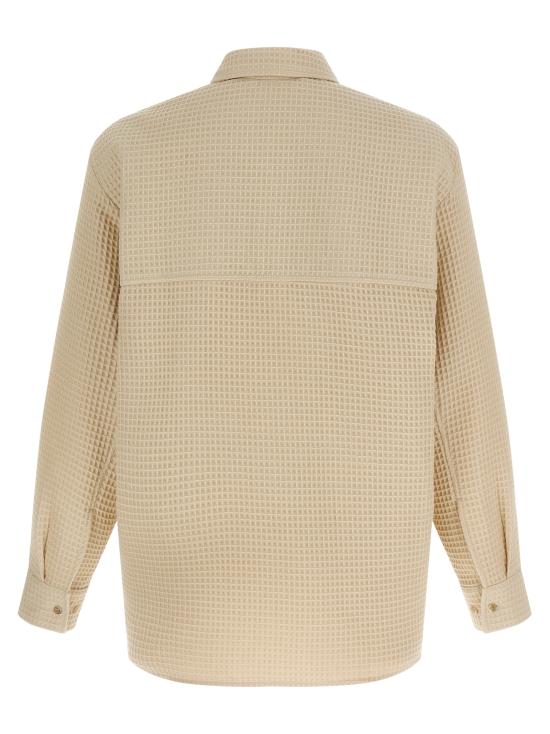 25FW 세퍼 긴팔 셔츠 MFW25OSEARYIVORYWAFFLE Beige - SEFR