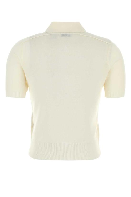 25FW 버버리 울 폴로 셔츠 8112168 B7078 CHALK - BURBERRY