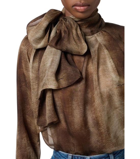 25FW 엘리자베타프랜치 블라우스 CA12857E2 EL1 40 Brown - ELISABETTA FRANCHI