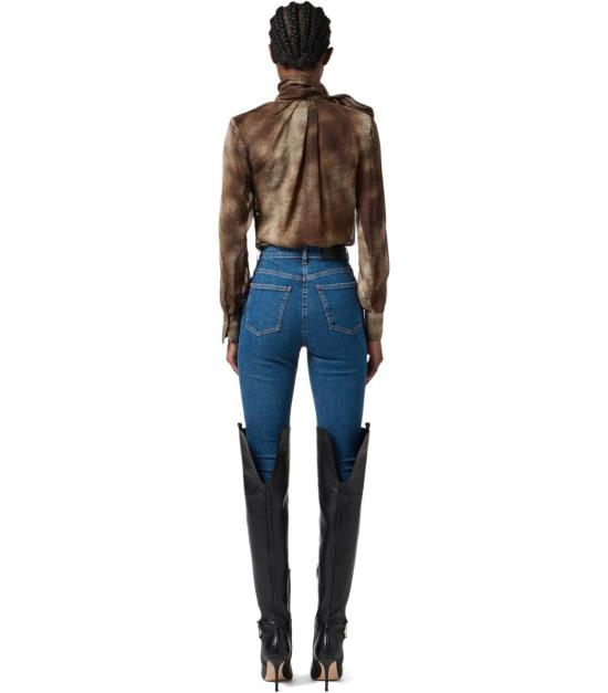 25FW 엘리자베타프랜치 블라우스 CA12857E2 EL1 40 Brown - ELISABETTA FRANCHI