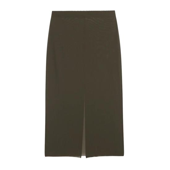 25SS 더프랭키샵 미디 스커트 SKFS158784040 KHAKI