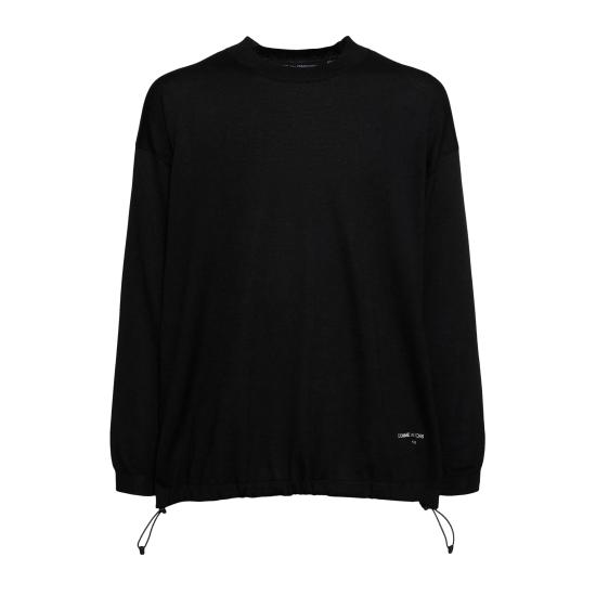 25SS 꼼데가르송 스웨터 HON001 BLACK