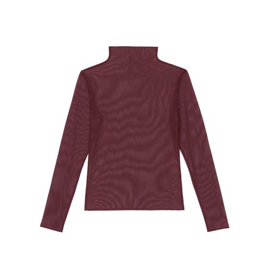 25SS 더프랭키샵 후드 티셔츠 TOFS177417110 BRGNDY