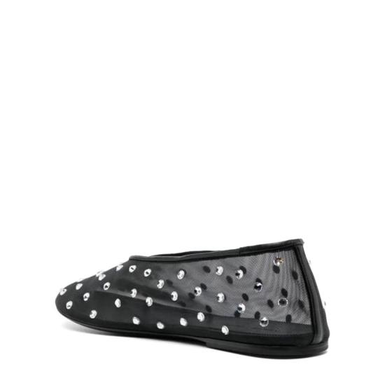 25SS 케이트 플랫 슈즈 F40384068W4068 200 BLACK - KHAITE