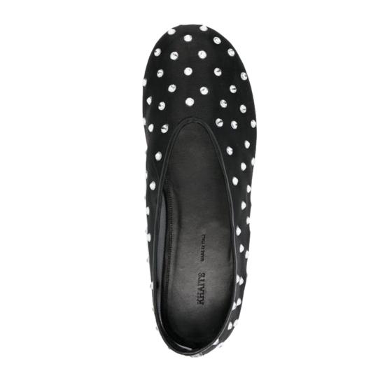 25SS 케이트 플랫 슈즈 F40384068W4068 200 BLACK - KHAITE