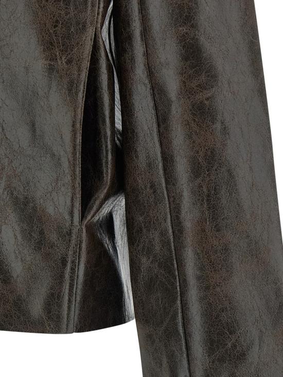 25FW 세퍼 가죽 자켓 MFW25KEANECOATEDDARKTECH BROWN - SEFR