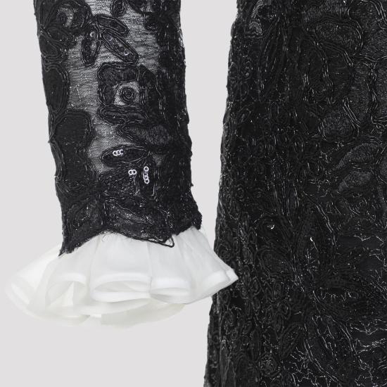 25FW 지암바티스타 발리 숏 원피스 25FWSVTE5007 84BIS 9999 Black - GIAMBATTISTA VALLI