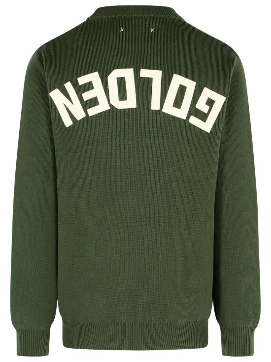 25FW 골든구스 스웨터 GMP00841 P00197235674 Green - GOLDEN GOOSE