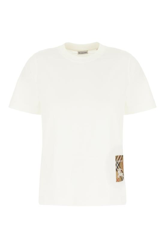 26SS 버버리 반팔 티셔츠 8104886 B7078 CHALK