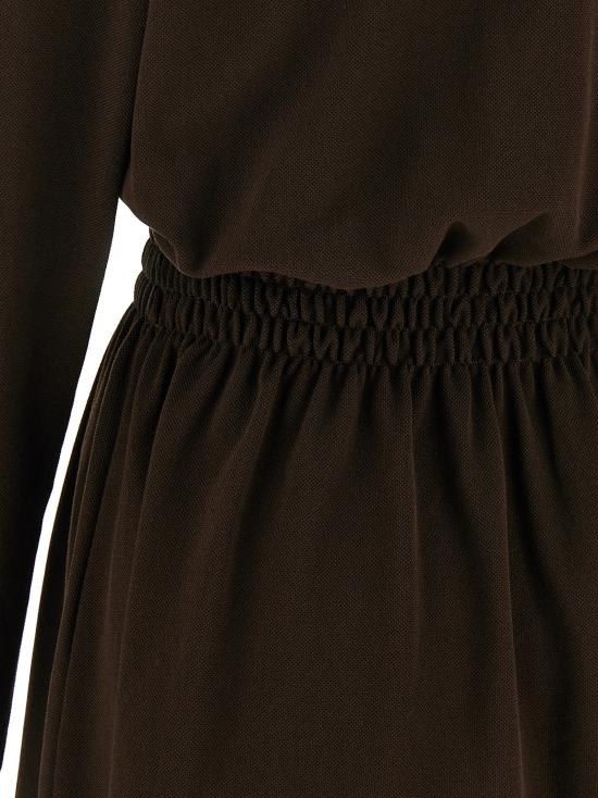 25FW 미우미우 숏 원피스 MF5984SOOO14RWF0324 Brown - MIU MIU