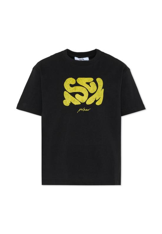 25FW [키즈] 엠에스지엠 티셔츠 F5MSJBTH218 110 BLACK