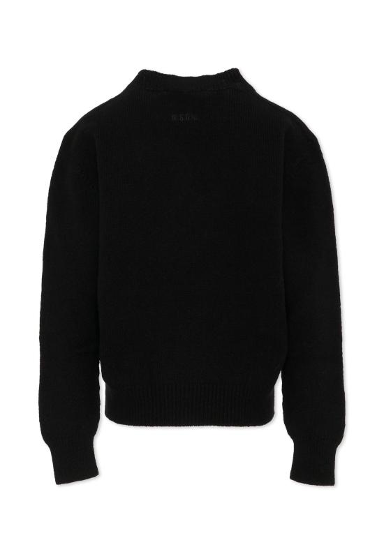 25FW [키즈] 엠에스지엠 니트/스웻셔츠 F5MSJBJP236 110 BLACK - MSGM