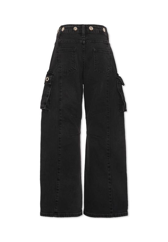 25FW [키즈] 엠에스지엠 진 F5MSJGDP034 110 BLACK - MSGM