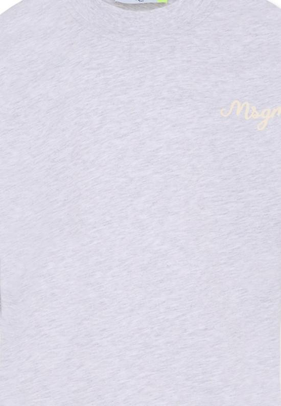 25FW [키즈] 엠에스지엠 티셔츠 F5MSJBTH257 107 GREY - MSGM