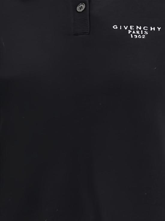 25FW 지방시 폴로 티셔츠 BWL0084ZSN 001 Black - GIVENCHY
