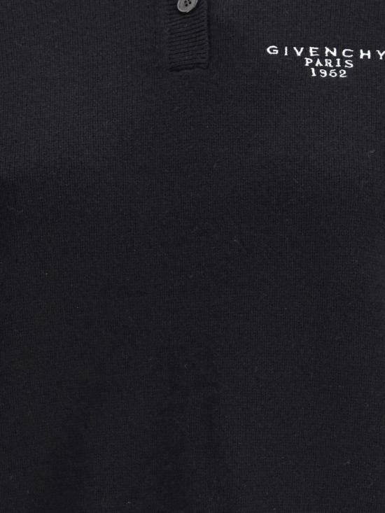 25FW 지방시 폴로 티셔츠 BWL0084ZSN 001 Black - GIVENCHY