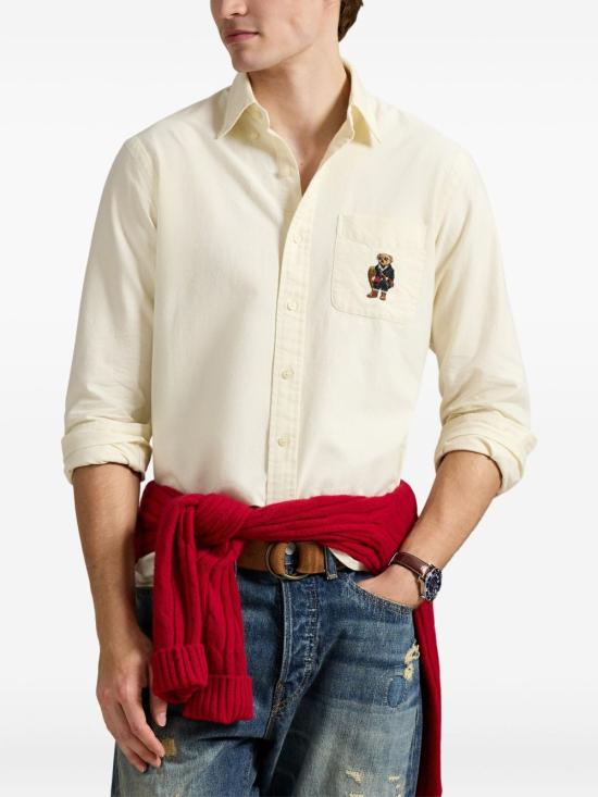 24FW 폴로 랄프로렌 긴팔 셔츠 710P00662001 HERBAL MILK Beige - POLO RALPH LAUREN