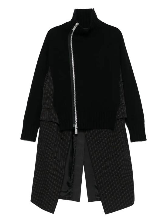 25FW 사카이 미디 원피스 2508123 BLACK 001