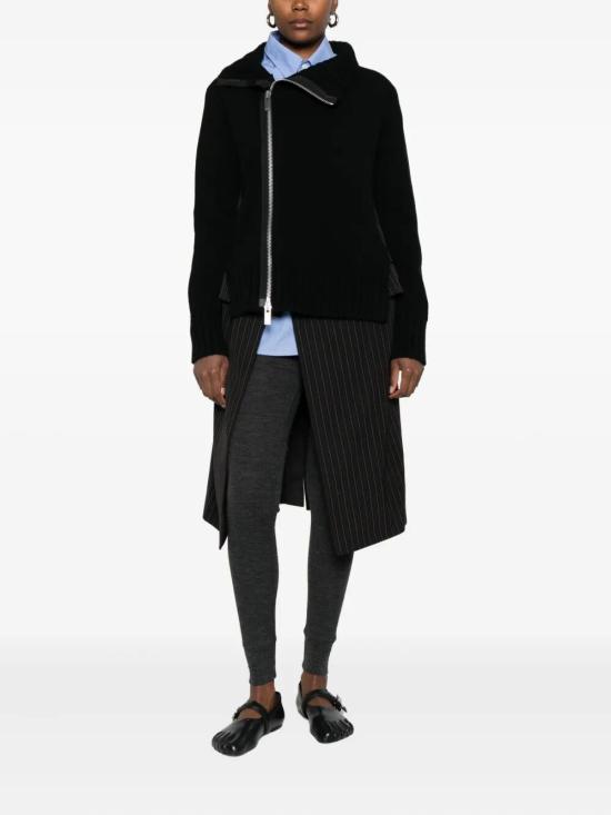 25FW 사카이 미디 원피스 2508123 BLACK 001 - SACAI