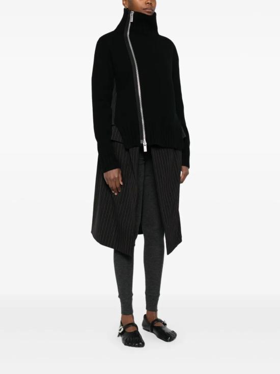 25FW 사카이 미디 원피스 2508123 BLACK 001 - SACAI