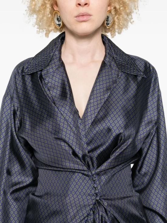 25FW 드리스 반 노튼 블라우스 107812333 NAV - DRIES VAN NOTEN