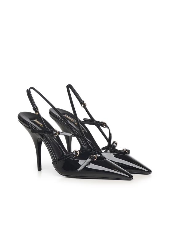 26SS 미우미우 힐/펌프스 5I013E 069F0002 Black - MIU MIU