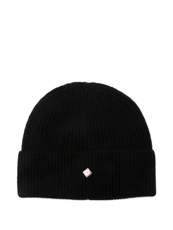 25FW 카사블랑카 비니 HAT 09005 Black - CASABLANCA