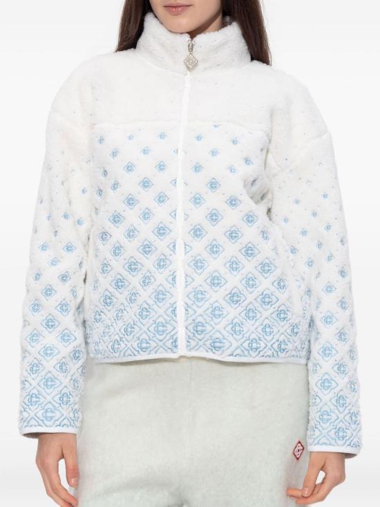 25FW 카사블랑카 터틀넥 OT 20301 White - CASABLANCA