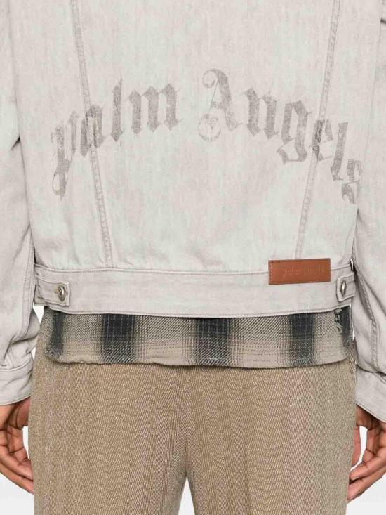  팜앤젤스 자켓 PMYE05CF25DEN0010508 Grey - PALM ANGELS