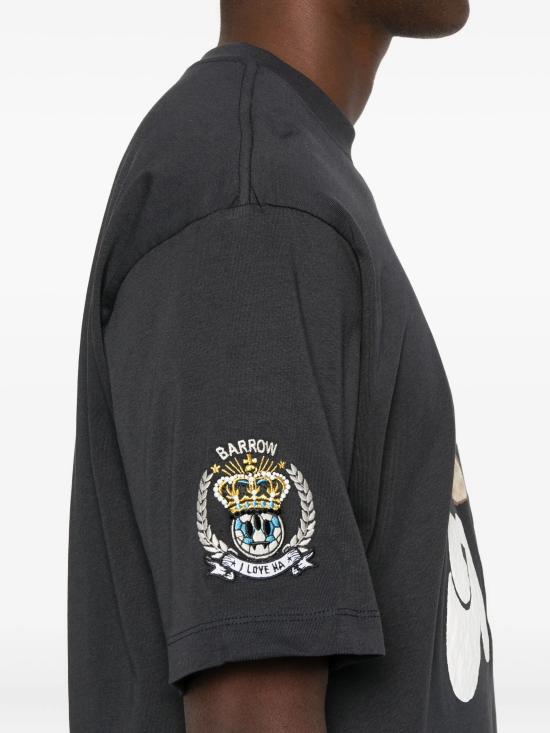 25FW 바로우 반팔 티셔츠 F5BWUATH076 251 Grey - BARROW