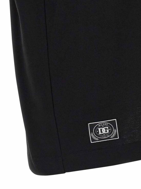 25FW 돌체앤가바나 반팔 티셔츠 G8PN9ZG7PIXN0000 Black - DOLCE & GABBANA