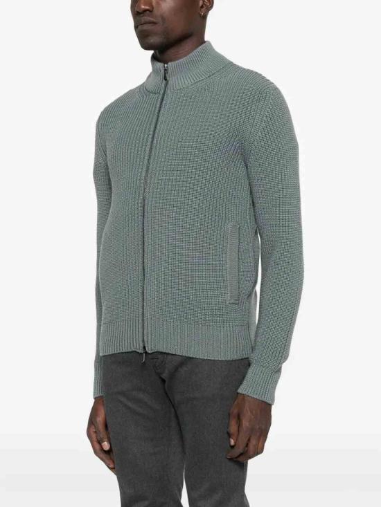 26FW 드루모어 집업 니트 D5M202PNL475 Green - DRUMOHR