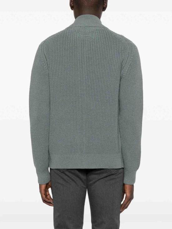 26FW 드루모어 집업 니트 D5M202PNL475 Green - DRUMOHR