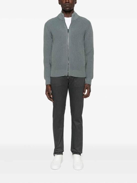 26FW 드루모어 집업 니트 D5M202PNL475 Green - DRUMOHR