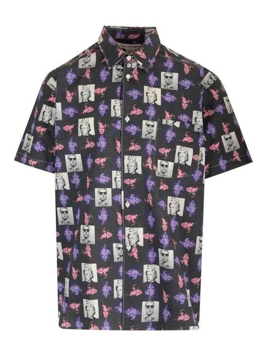  꼼데가르송 반팔 셔츠 FMB002S241PRINTF Multicolour