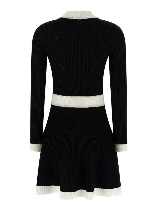 25FW 발망 미디 스커트 FF1R9858KI64EAB Black - BALMAIN