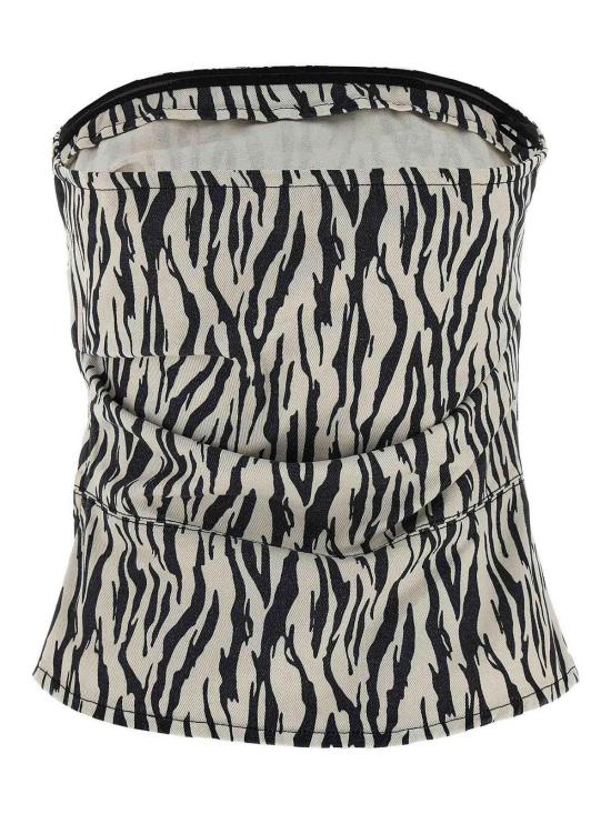 25FW 로테이트 바이 크리스텐슨 민소매 티셔츠 114337858858 Animal Print - ROTATE BY BIRGERCHRISTENSEN