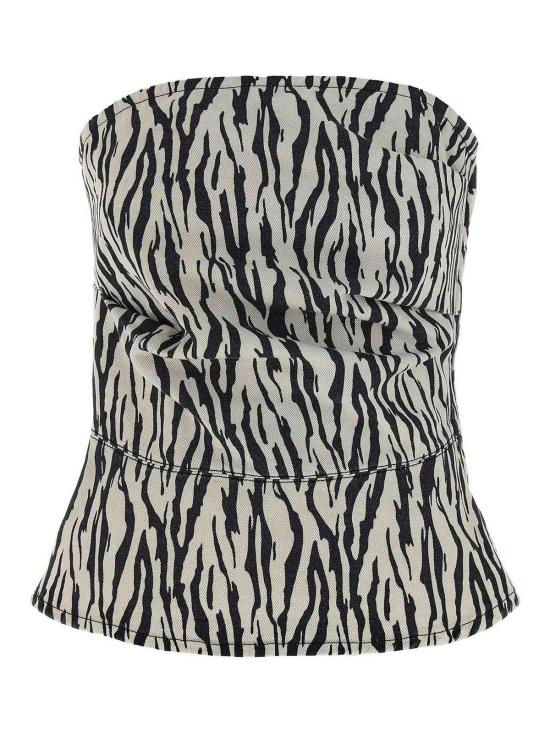 25FW 로테이트 바이 크리스텐슨 민소매 티셔츠 114337858858 Animal Print