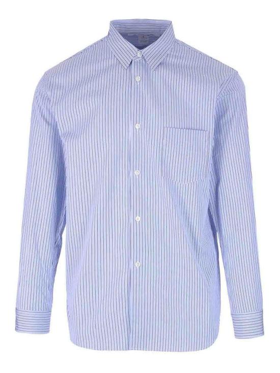  꼼데가르송 긴팔 셔츠 FZB125PER112STRIPE109 Light Blue
