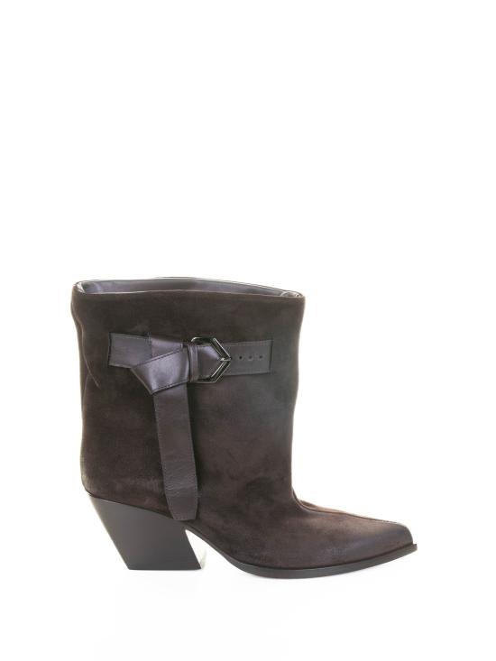 25FW 엘레나 이아치 부츠 E4494 B VELOUR TALCOEBANO T MORO