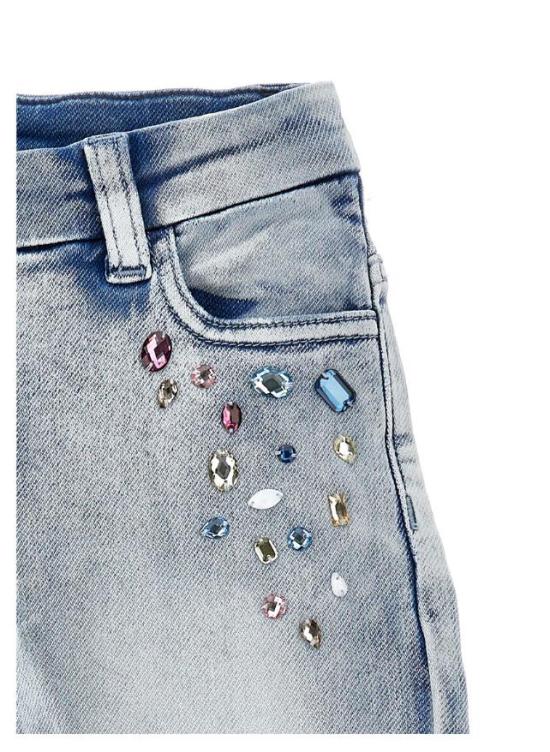 25FW [키즈] 모나리자 진 19F403 6042 0062 Blue - MONNALISA