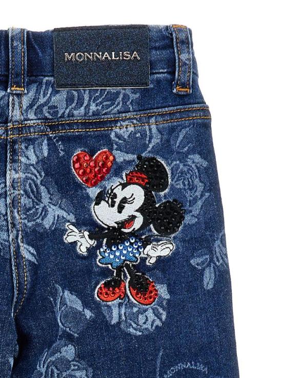 25FW [키즈] 모나리자 진 19F400 6040 055S Blue - MONNALISA