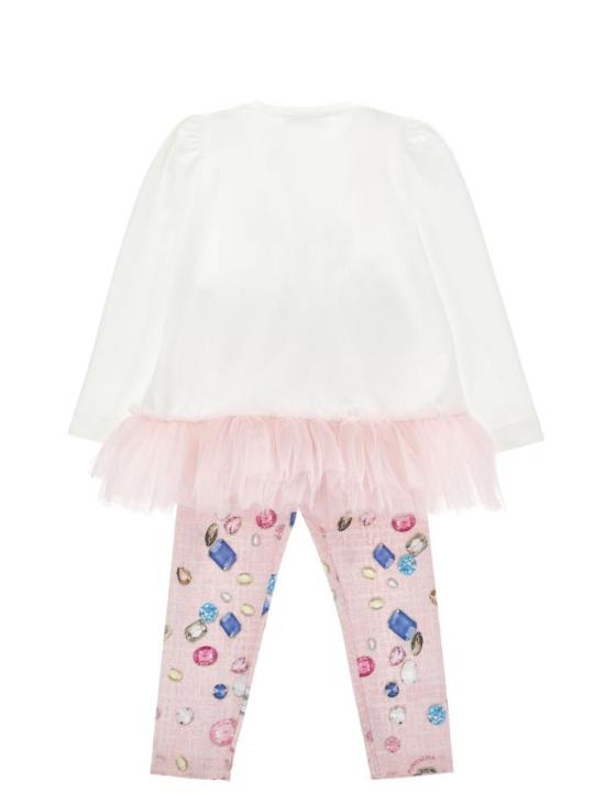 25FW [키즈] 모나리자 캐주얼 세트 19F503 6013 0190 Pink - MONNALISA