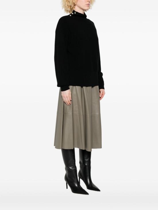 25FW 리우조 스웨터 CF5424 MS0192222 Black - LIU JO