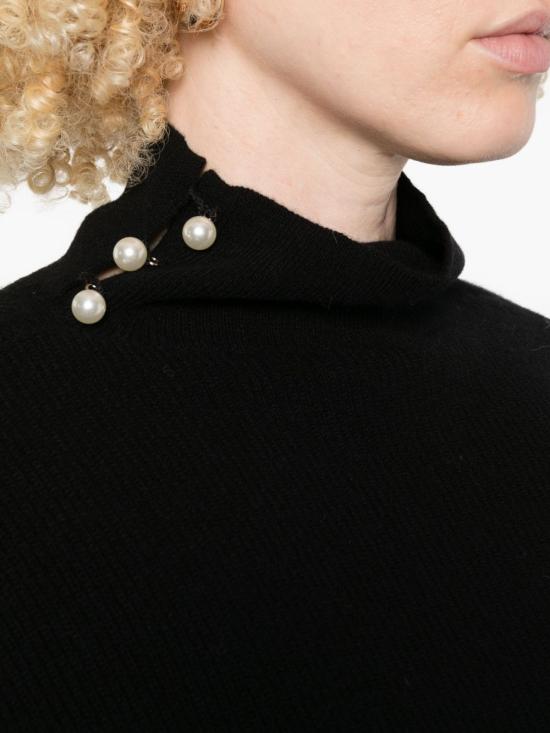 25FW 리우조 스웨터 CF5424 MS0192222 Black - LIU JO